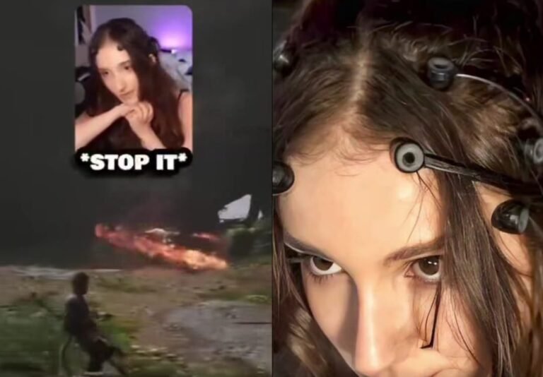 Twitch Streamer Uses Her Brain as Controller to Play Video Game with EEG Technology